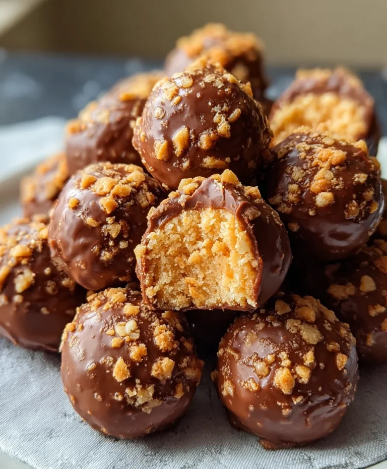 Easy Butterfinger Balls Recipe-No Bake Treat