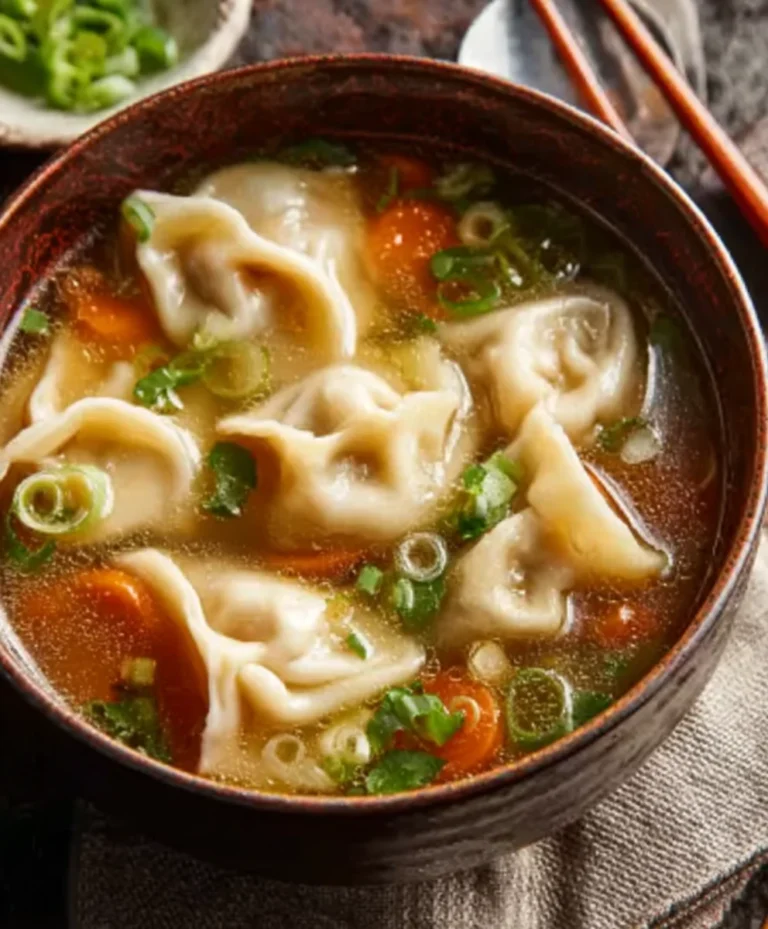Hearty Beef Potsticker Soup – Comforting & Delicious