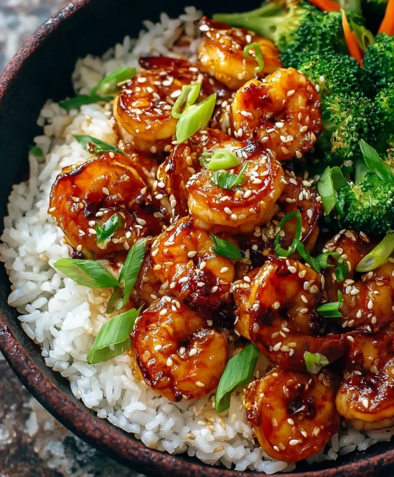 Easy Honey Garlic Shrimp Bowls – Quick Meal