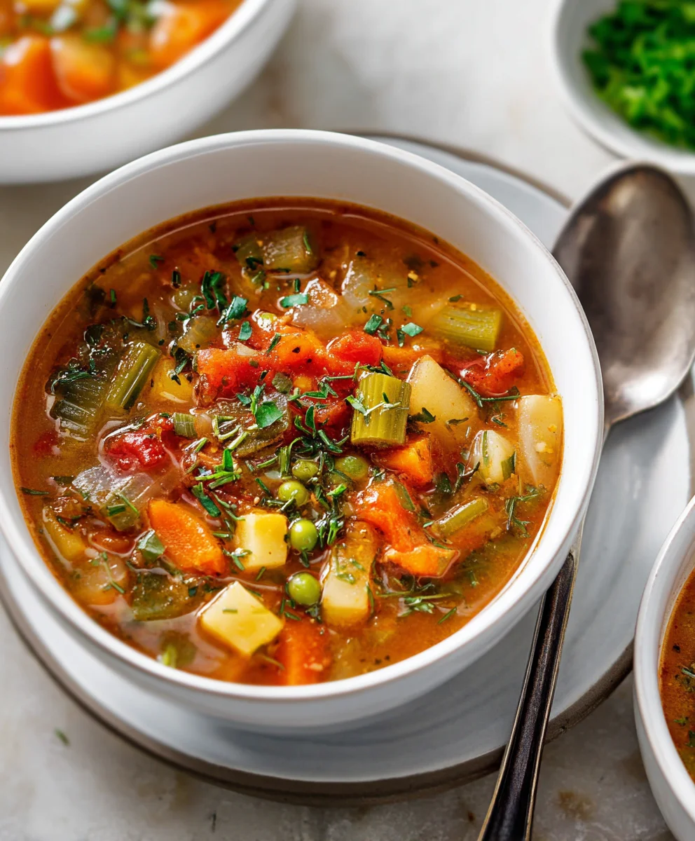 Easy Vegetable Soup- Healthy & Delicious Recipe