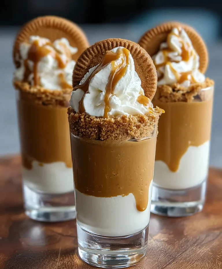 Cookie Butter Shooters- Decadent No-Bake Dessert Bites