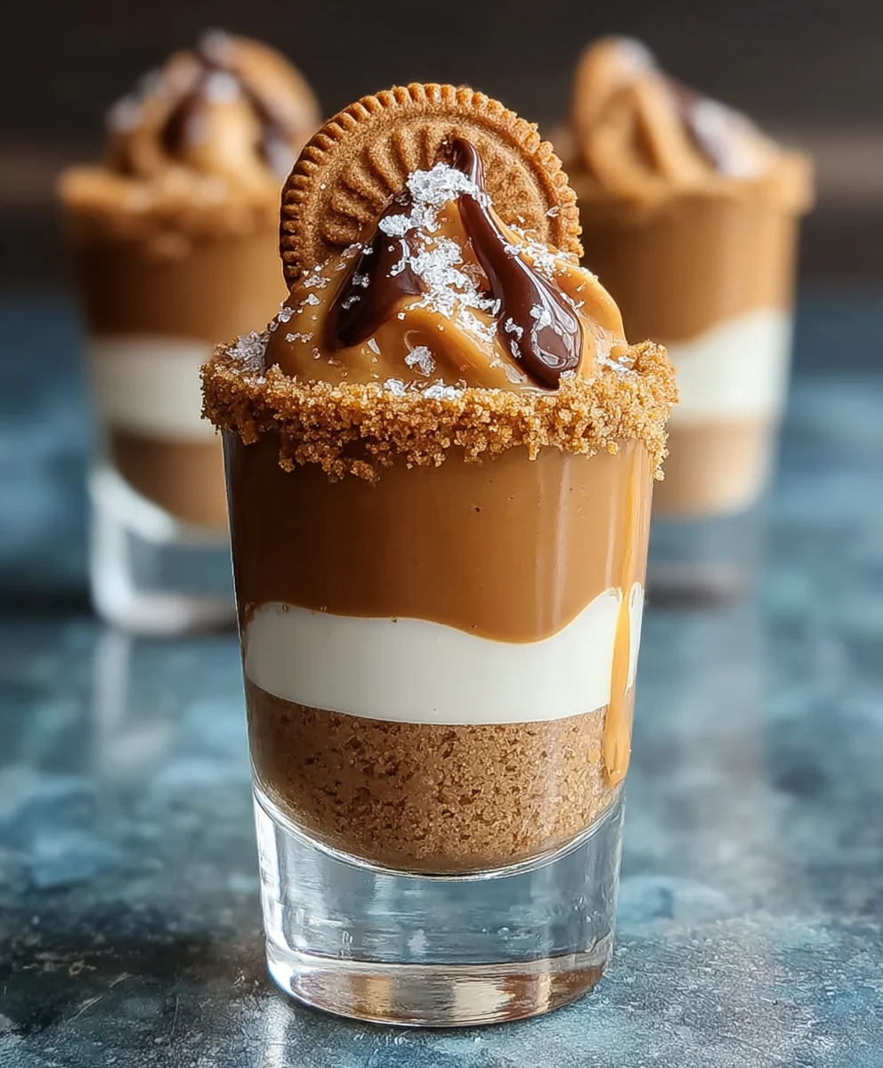 Cookie Butter Shooters- Decadent No-Bake Dessert Bites