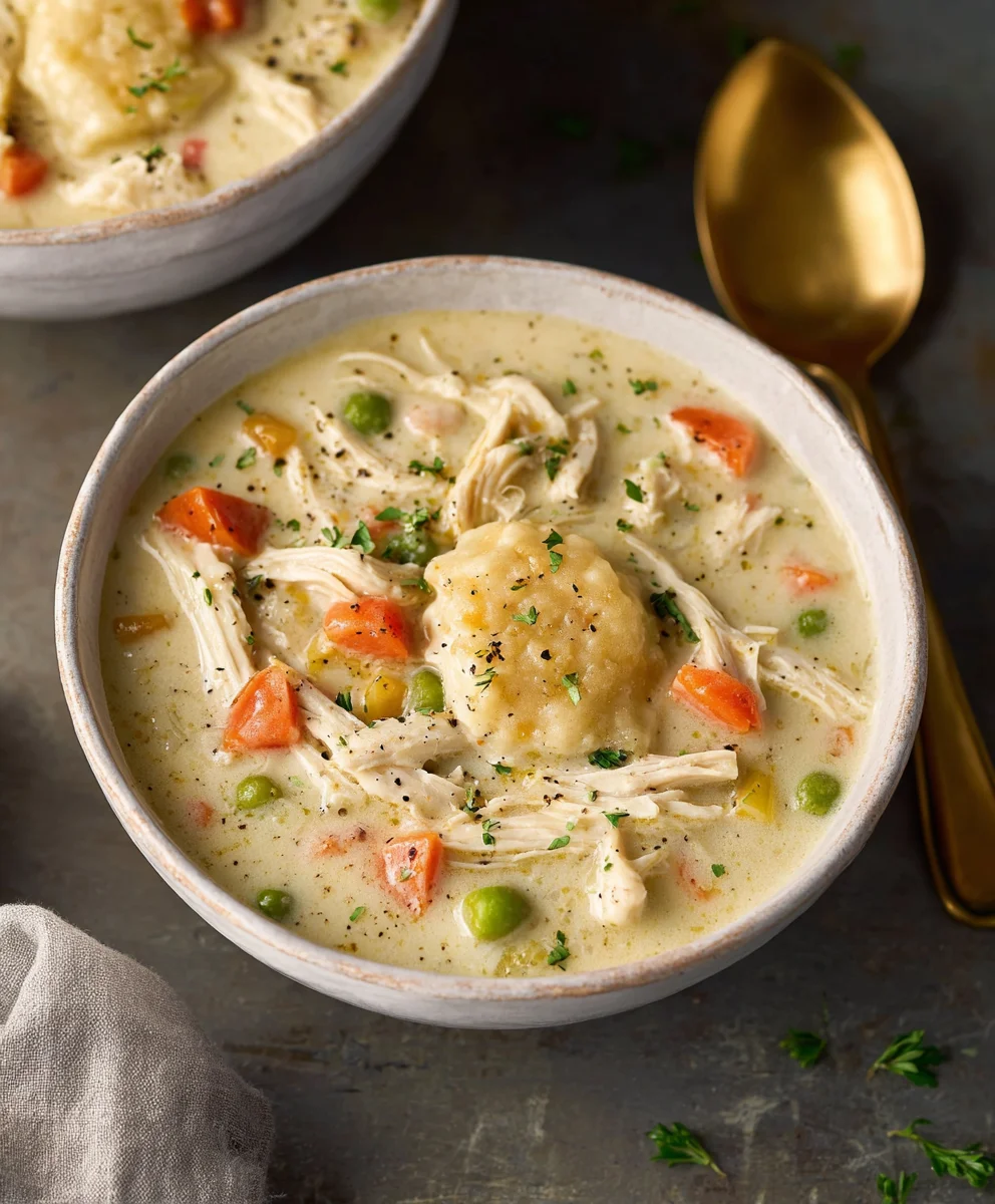 Cozy Chicken Pot Pie Soup - Easy Comfort Food Recipe