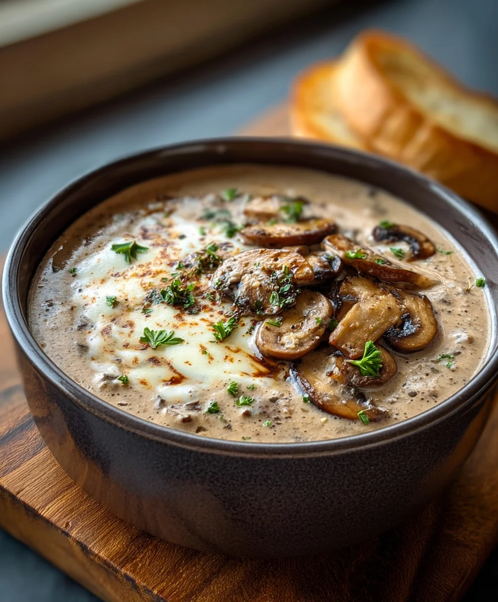 Creamy Mushroom Soup Recipe-Quick & Easy Comfort Food