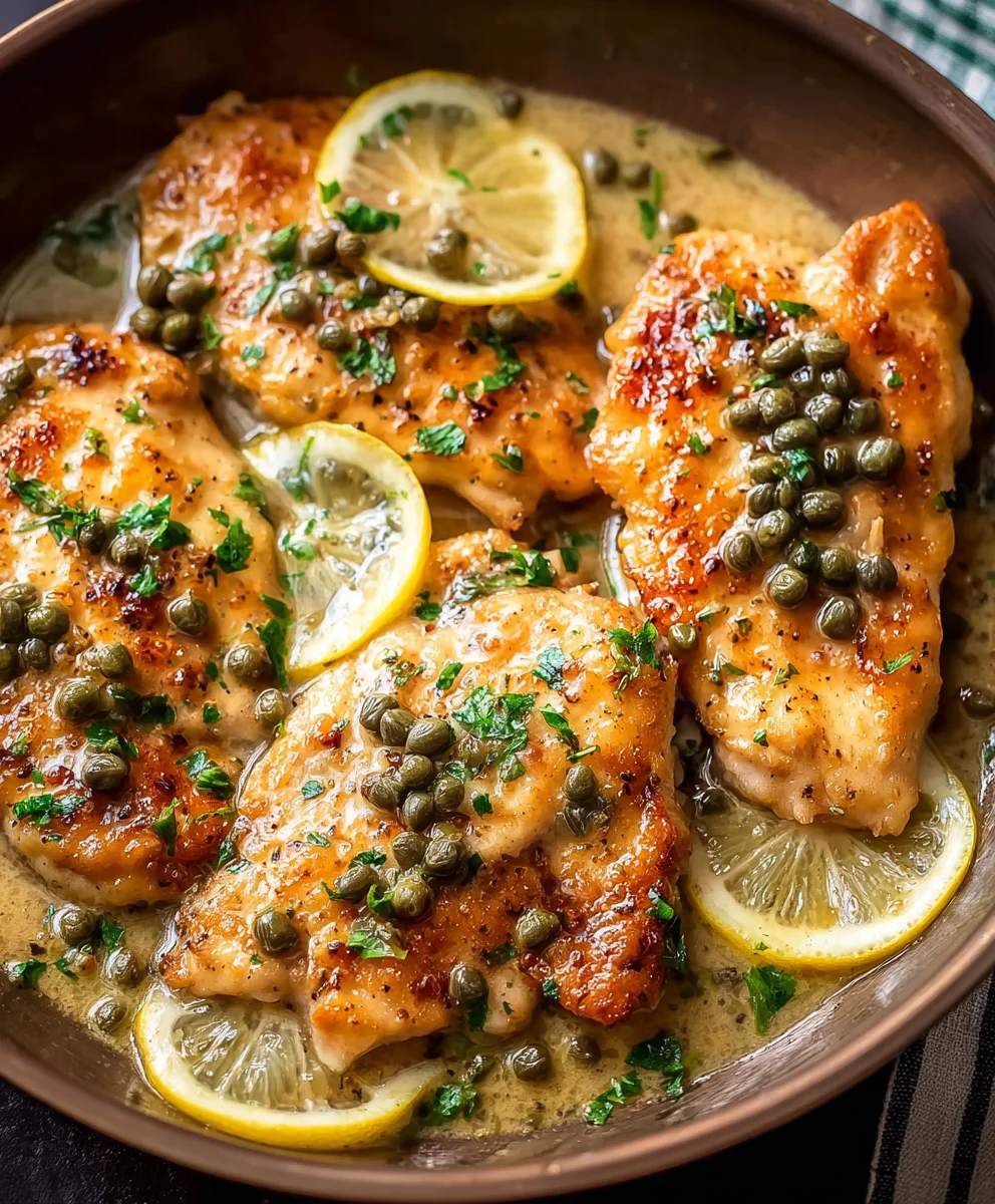 Easy Chicken Piccata - Quick & Zesty Lemon Butter Sauce