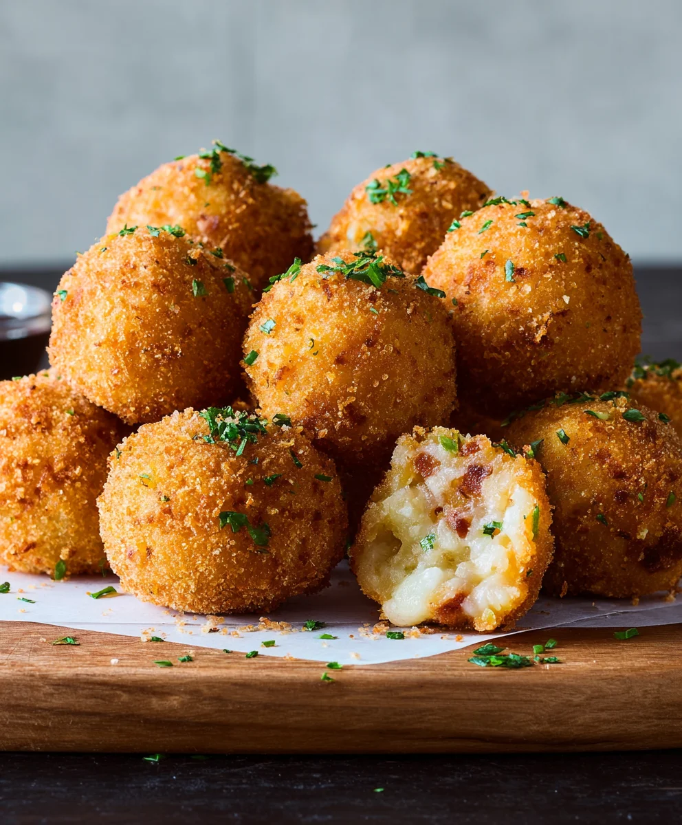 Crispy Fried Mashed Potato Balls-Easy Appetizer