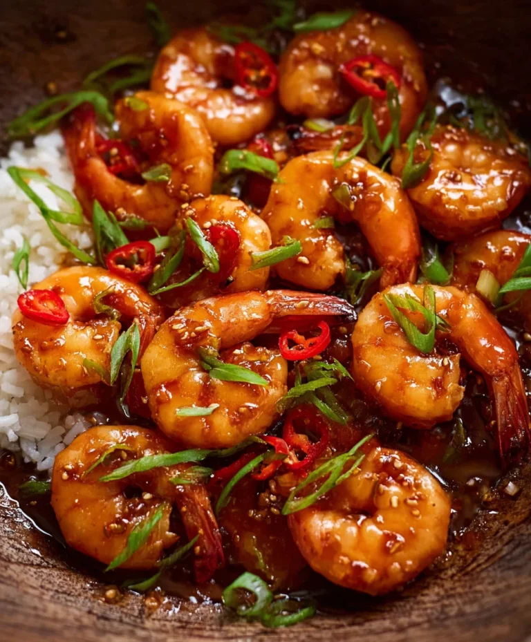 Spicy Chilli Garlic Prawns Recipe- Easy & Quick