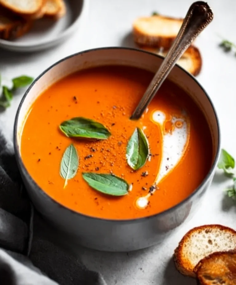 Creamy Tomato Soup – Cozy Winter Meal