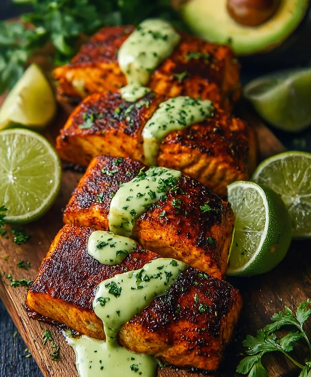 Cajun Salmon Avocado Lime - Healthy & Flavorful