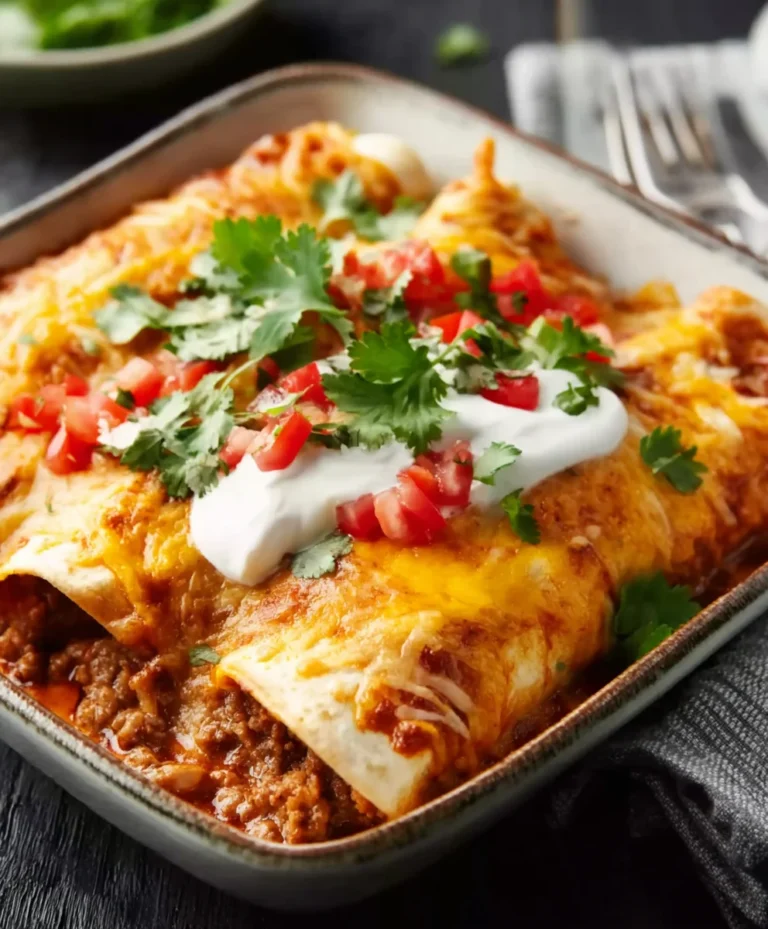 Easy Ground Beef Enchiladas – Family Favorite Recipe