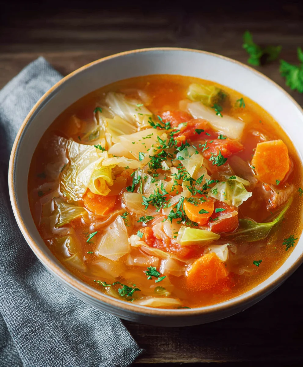 Weight Loss Cabbage Soup-Delicious & Healthy Recipe