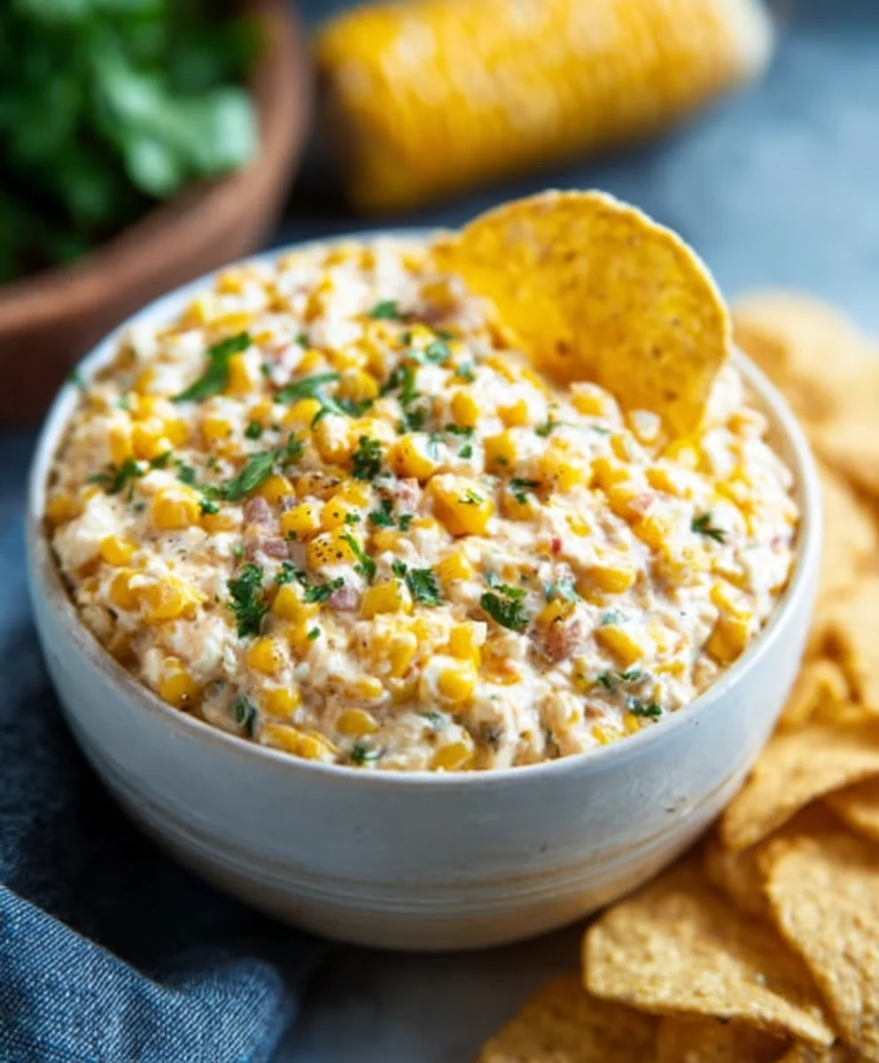 Easy Traditional Corn Dip-Beef-Free and Delicious