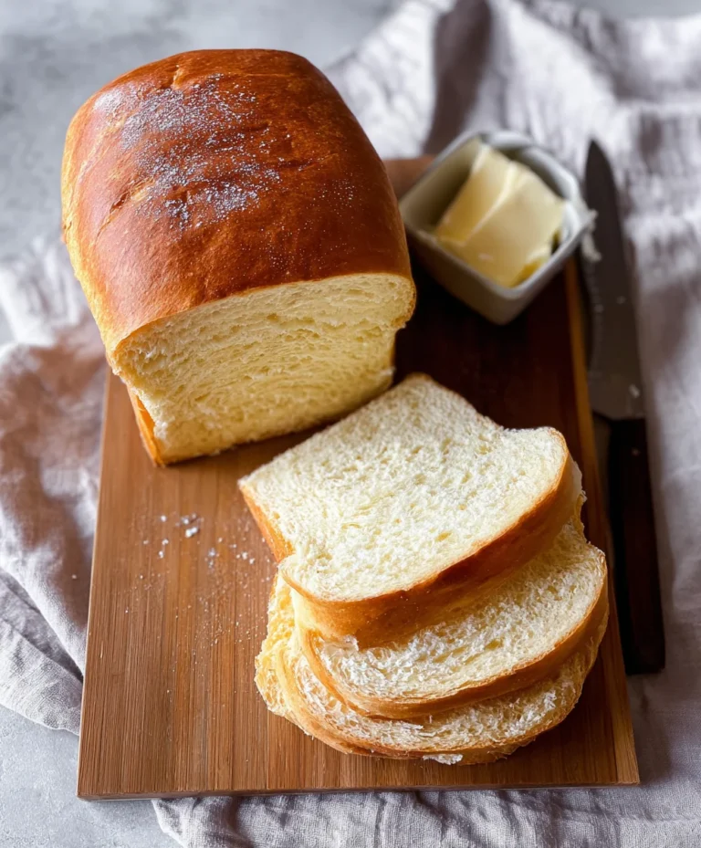 Soft Fluffy Sandwich Bread Recipe – Easy & Delicious