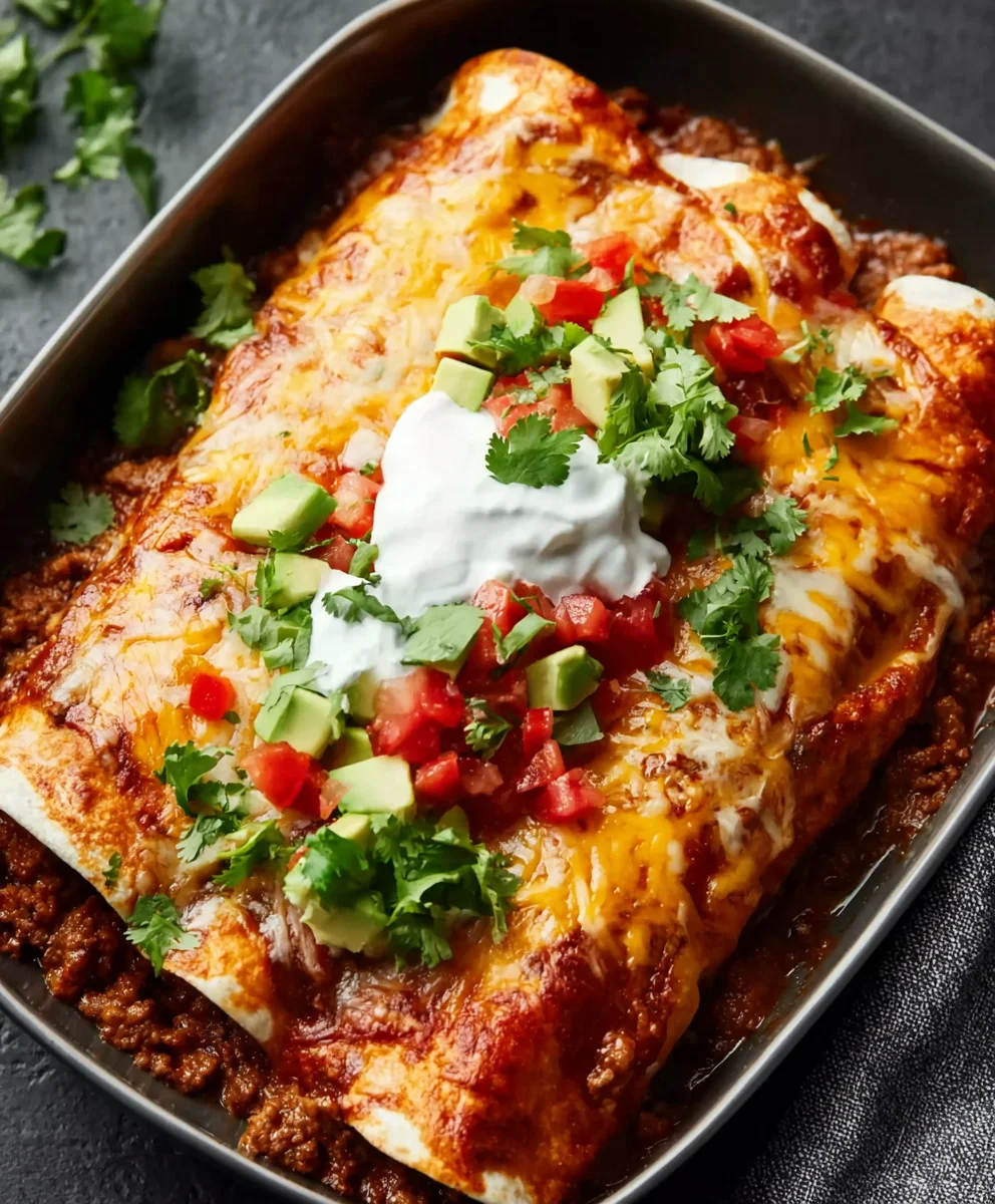 Easy Ground Beef Enchiladas - Family Favorite Recipe