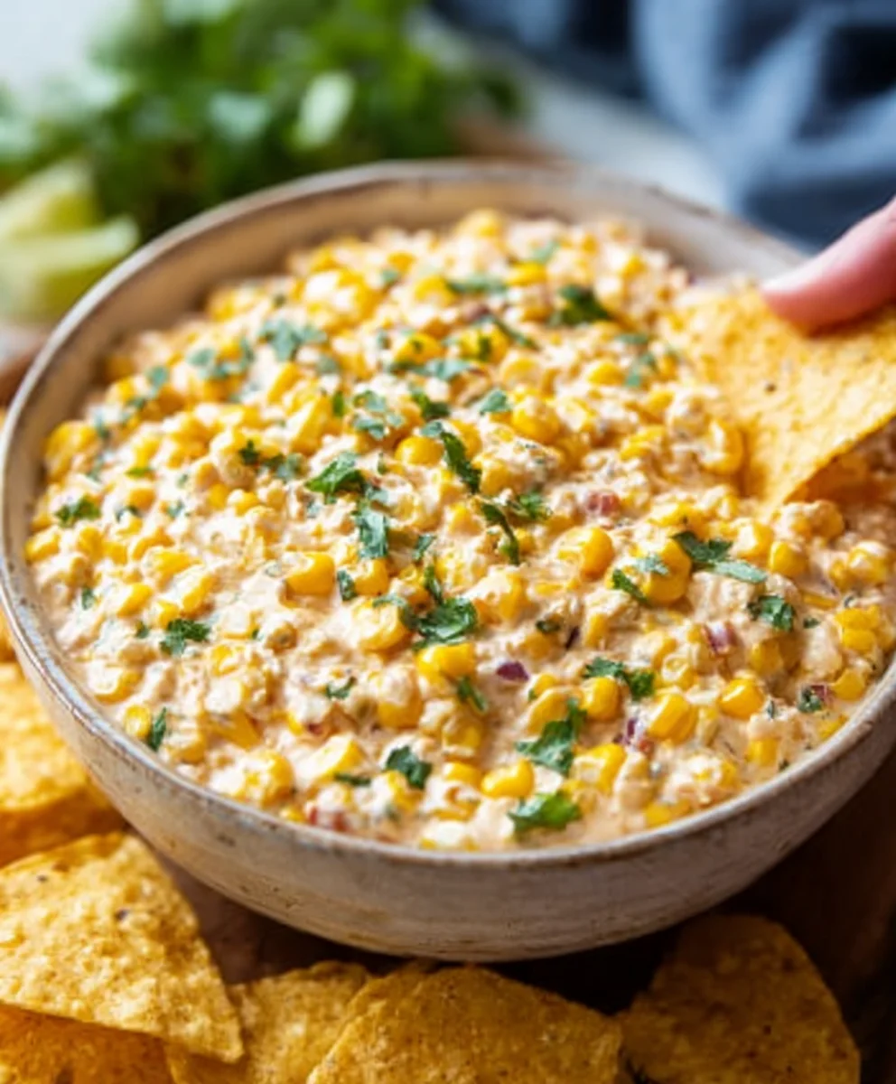Easy Traditional Corn Dip-Beef-Free and Delicious