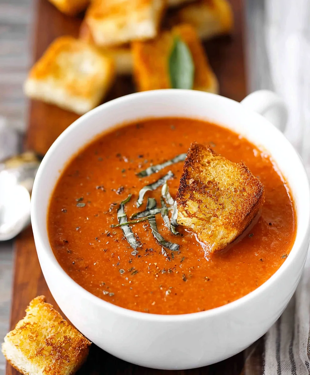Roasted Tomato Basil Soup - Easy & Flavorful Recipe