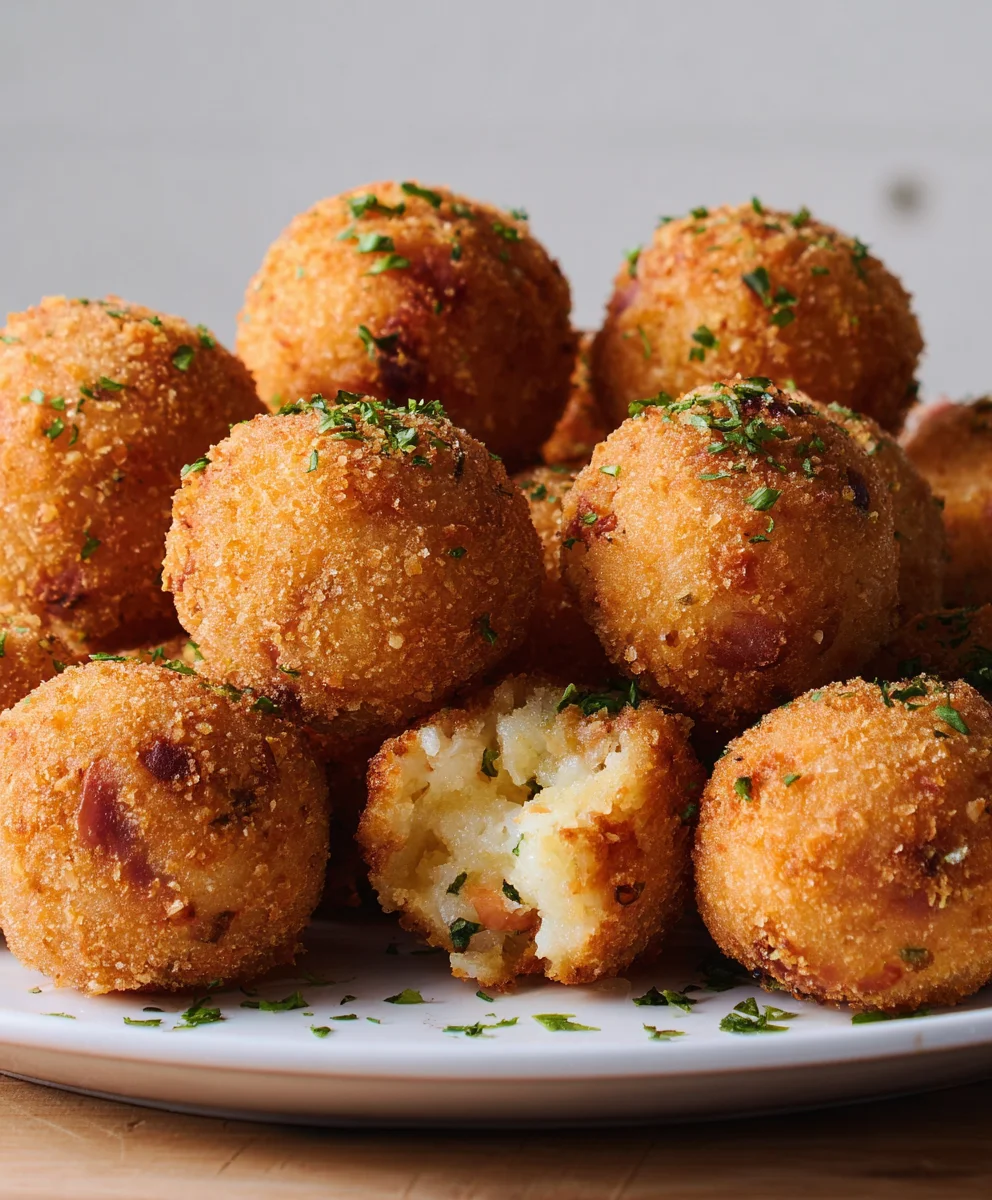 Crispy Fried Mashed Potato Balls-Easy Appetizer