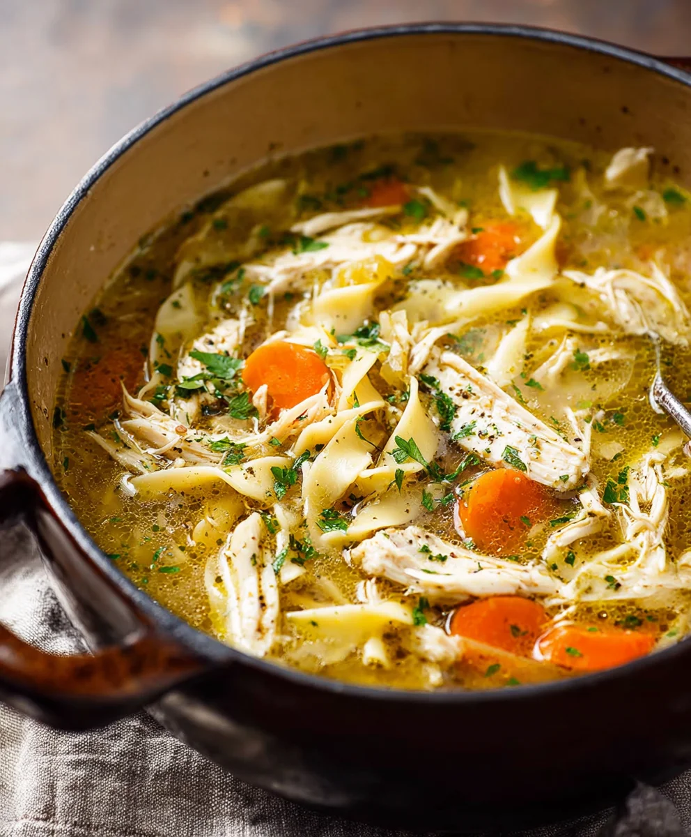 Hearty Chicken Noodle Soup Recipe-Comforting Classic