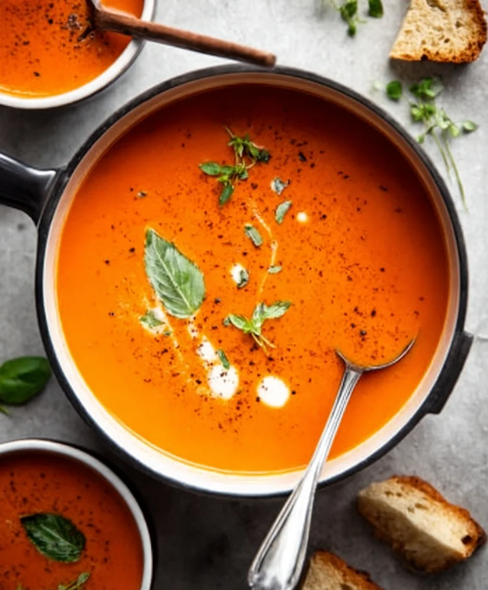 Creamy Tomato Soup - Cozy Winter Meal