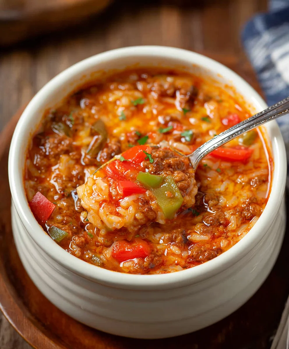 Hearty Stuffed Pepper Soup - Easy Comfort Food