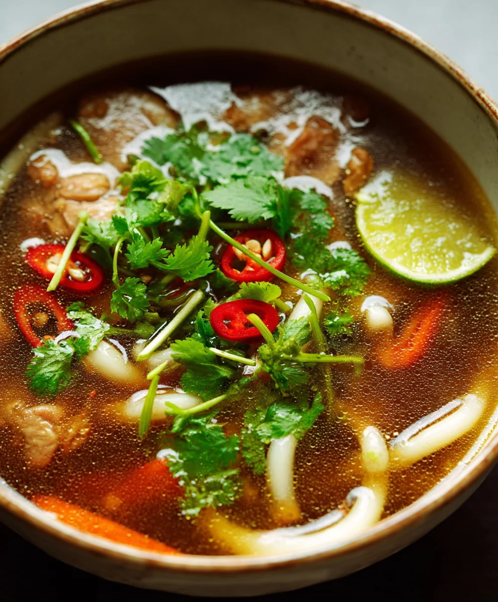 Easy Spicy Garlic Chicken Broth Recipe - Quick & Flavorful