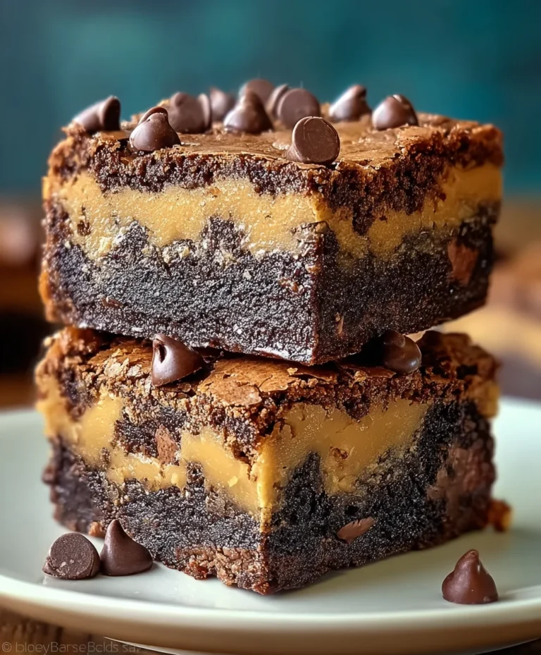 Chewy Brownie Cookie Bars-Decadent Dessert Recipe