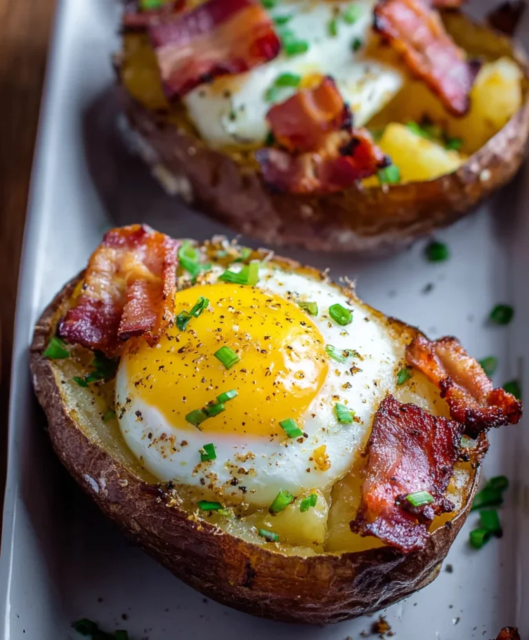 Double Baked Beef Beef Bacon Egg Potatoes-Savory Delight
