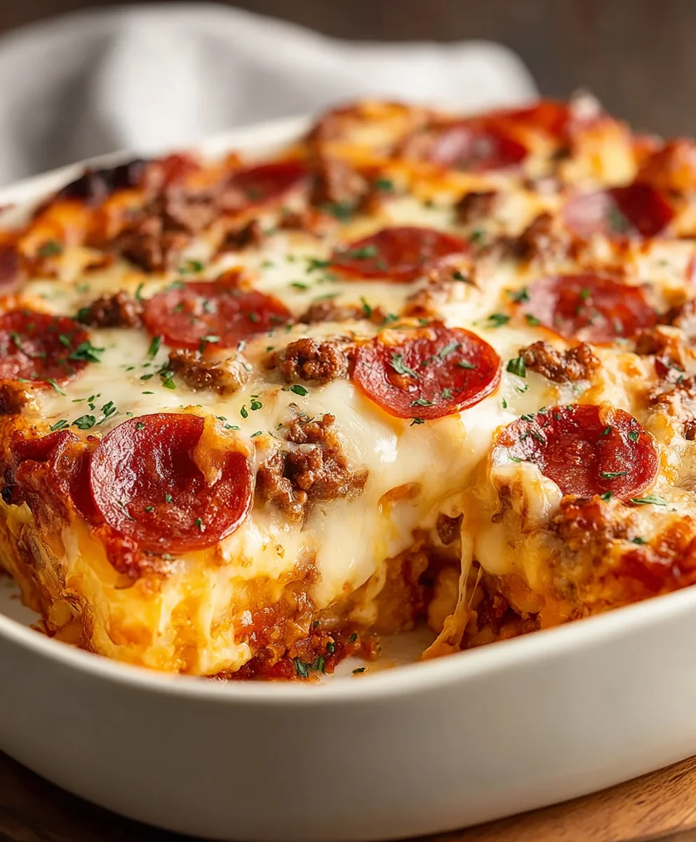 Easy Bubble Up Pizza Casserole Recipe