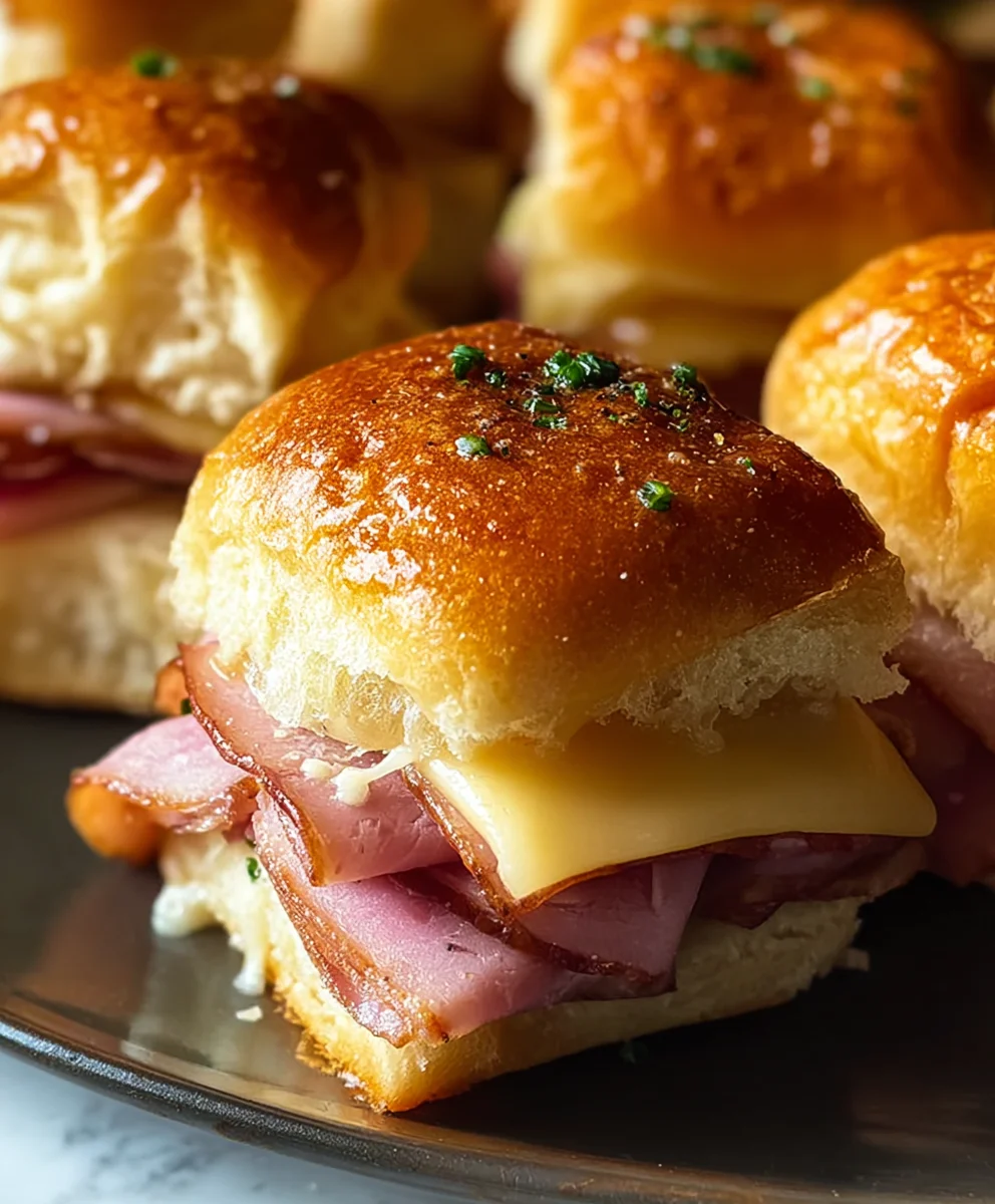 Easy Beef-Beef Ham-Swiss Sliders Quick Recipe
