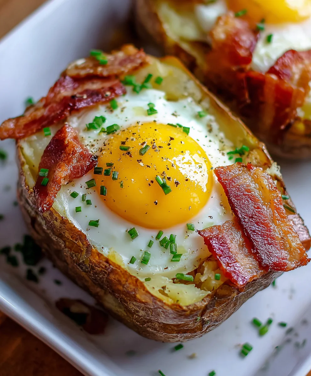 Double Baked Beef Beef Bacon Egg Potatoes-Savory Delight