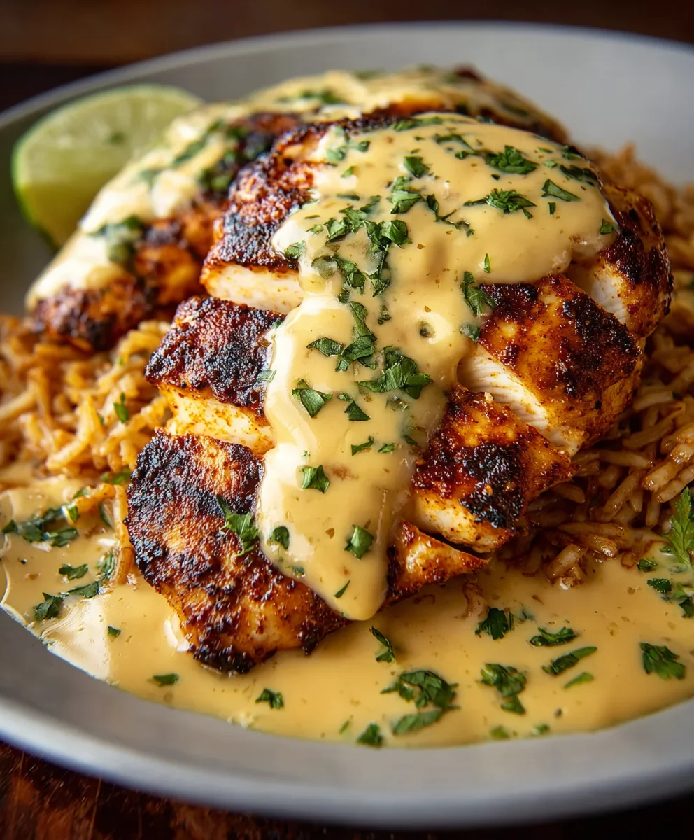 Mexican Spiced Chicken Cheese Sauce Recipe