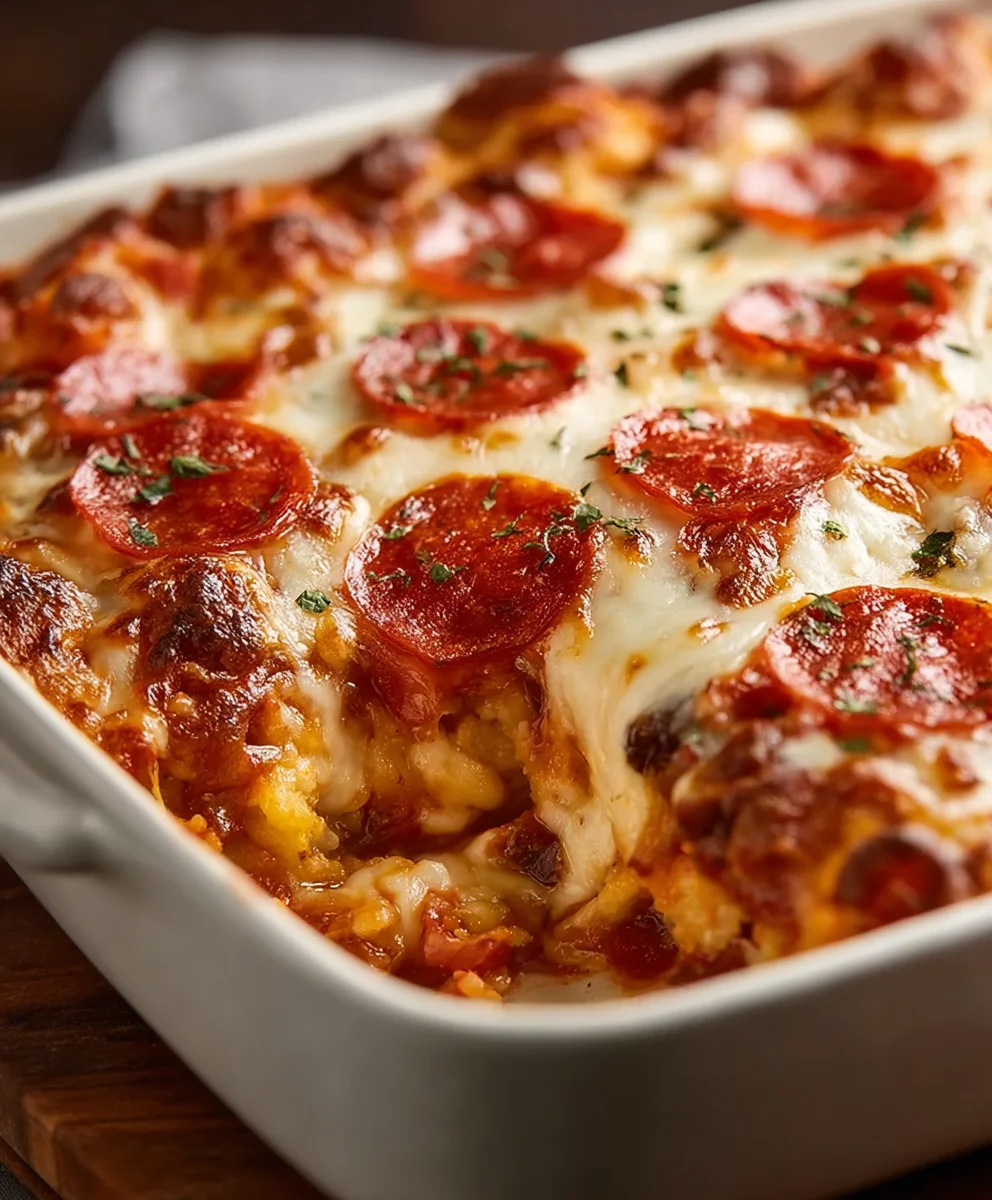 Easy Bubble Up Pizza Casserole Recipe