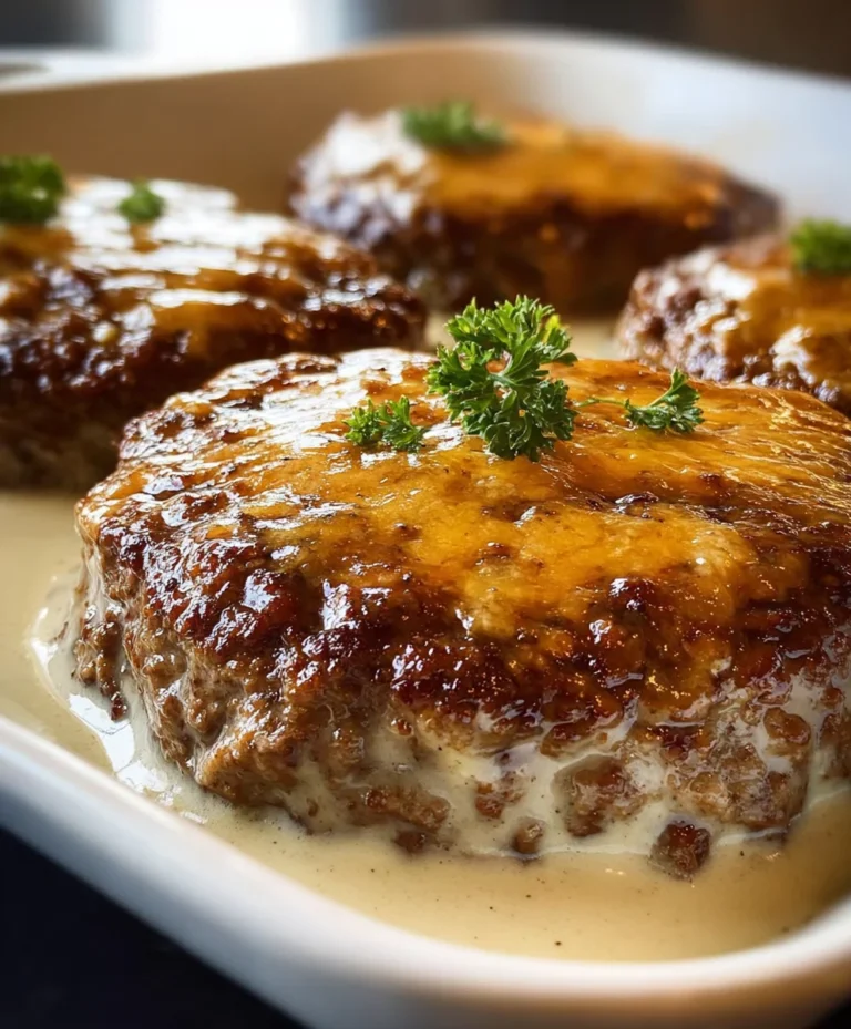Amish Beef Beef Hamburger Steak Bake-Homestyle Comfort