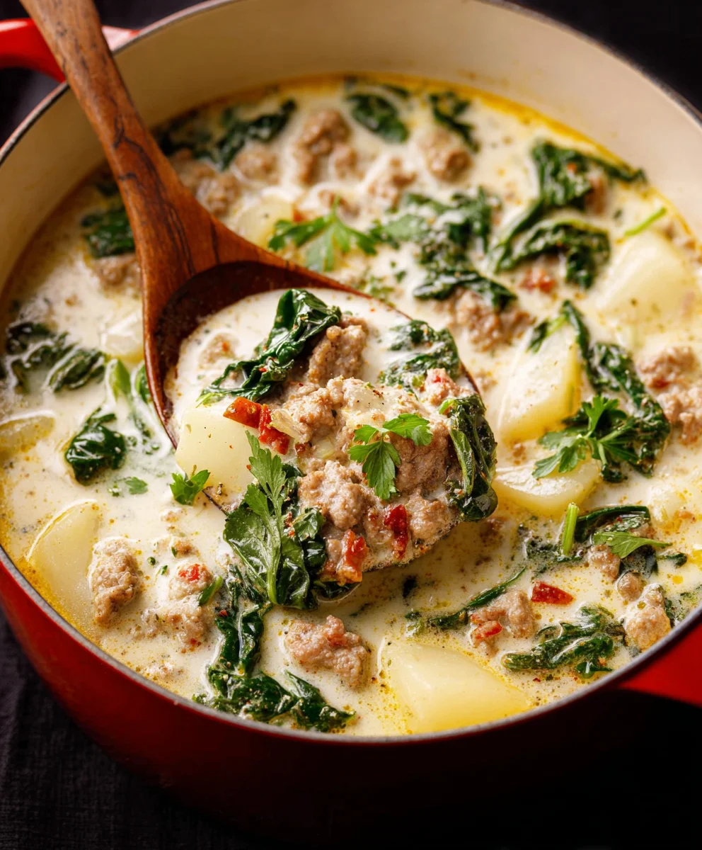 Copycat Zuppa Toscana Soup- Easy Olive Garden Recipe