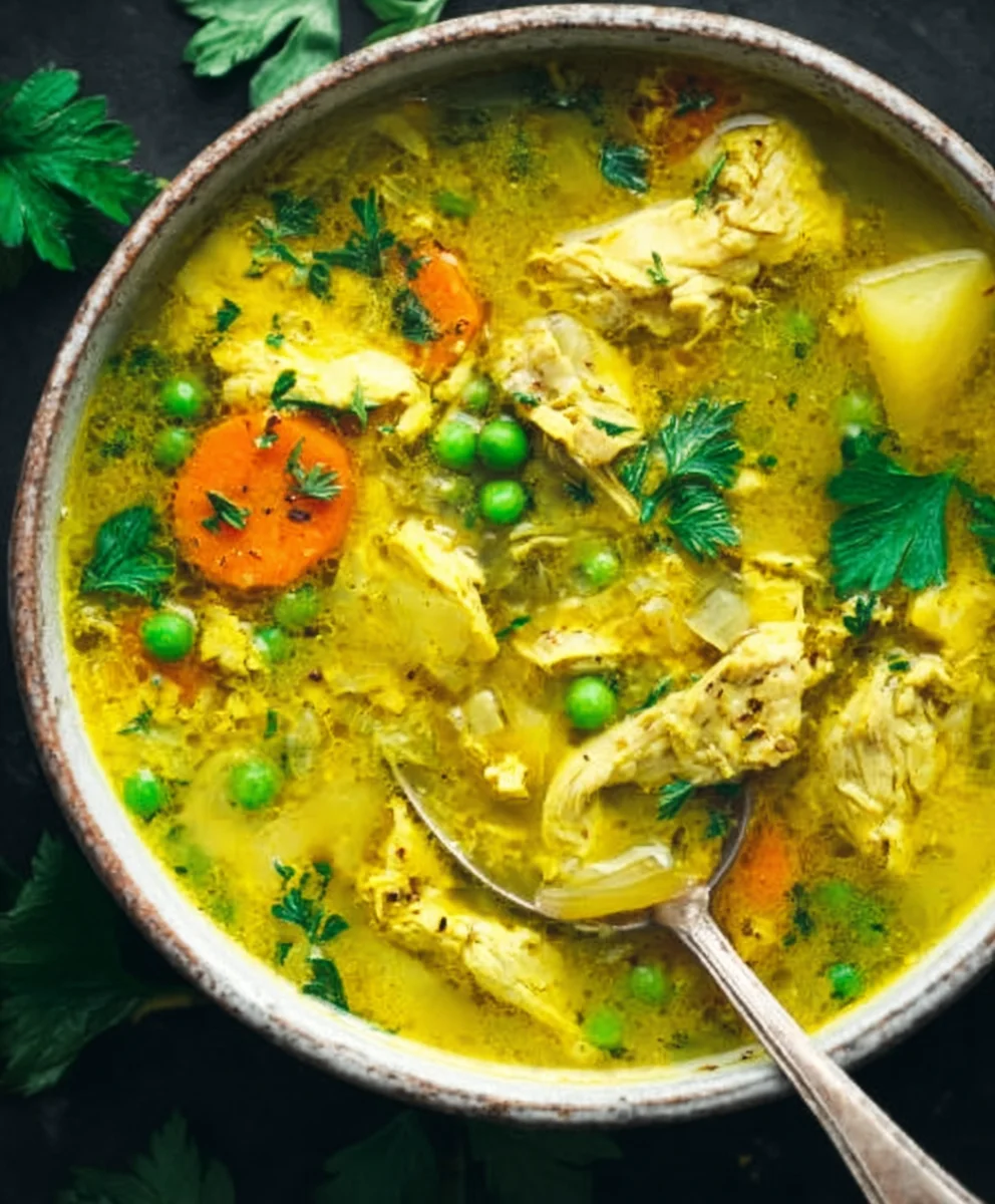 Anti Inflammatory Turmeric Chicken Soup Recipe