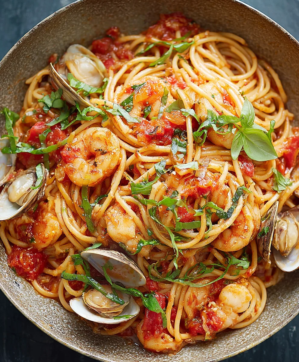 Easy Seafood Pasta - Delicious Dinner Recipe