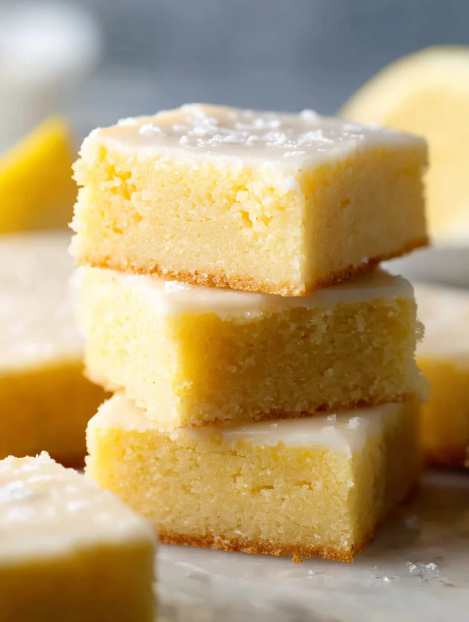 Easy Lemon Brownies- Simple Zesty Treat