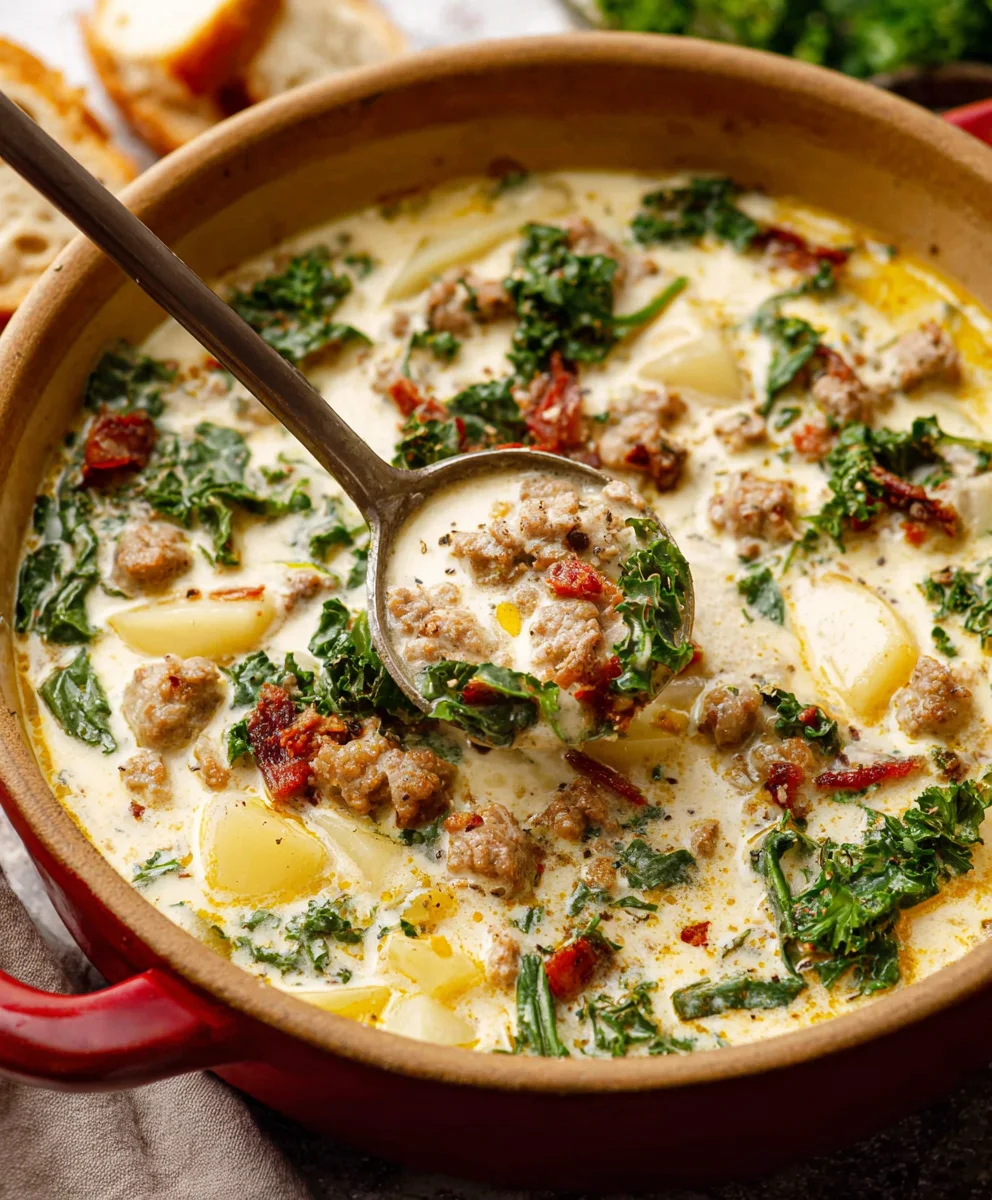 Copycat Zuppa Toscana Soup- Easy Olive Garden Recipe