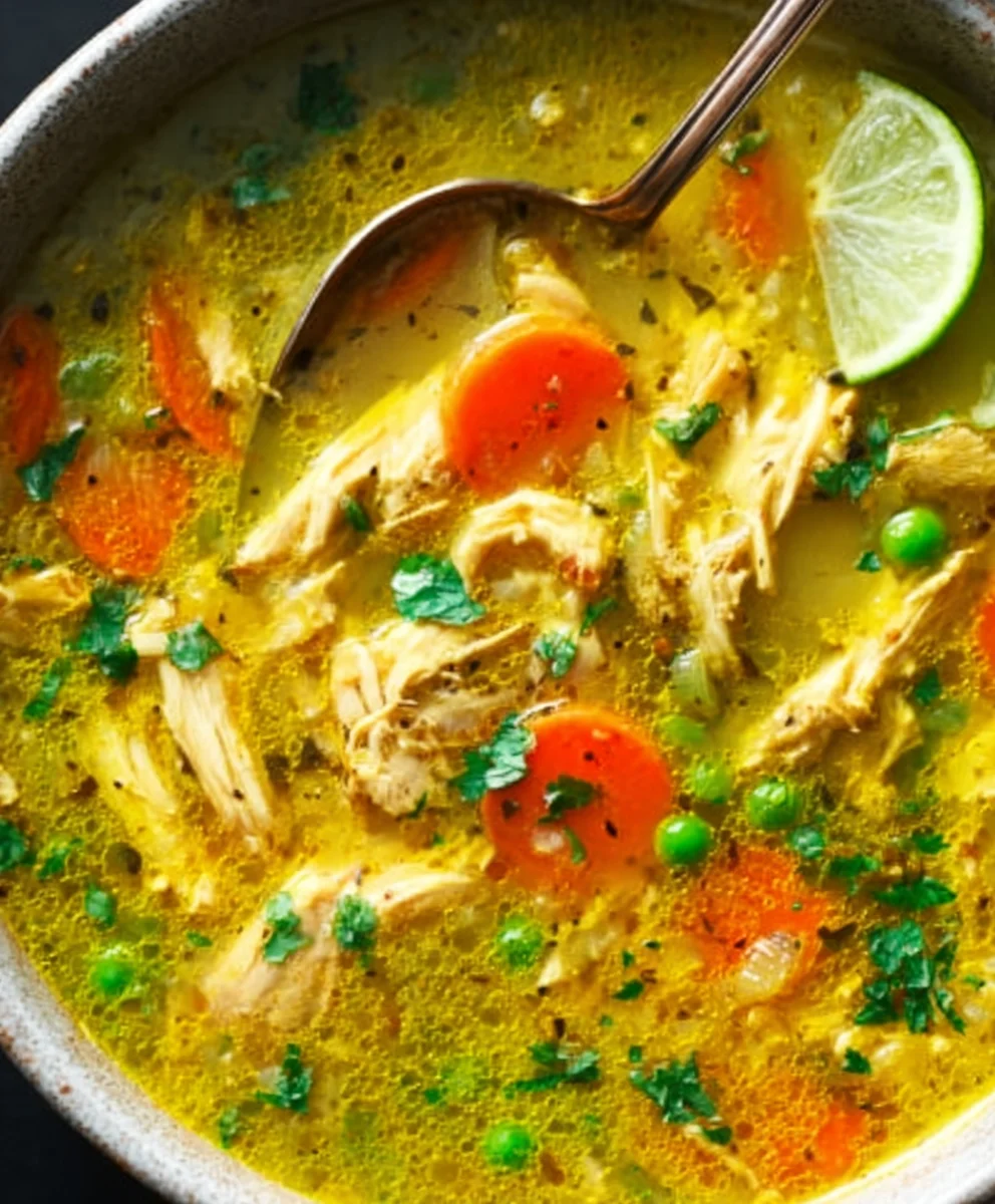 Anti Inflammatory Turmeric Chicken Soup Recipe