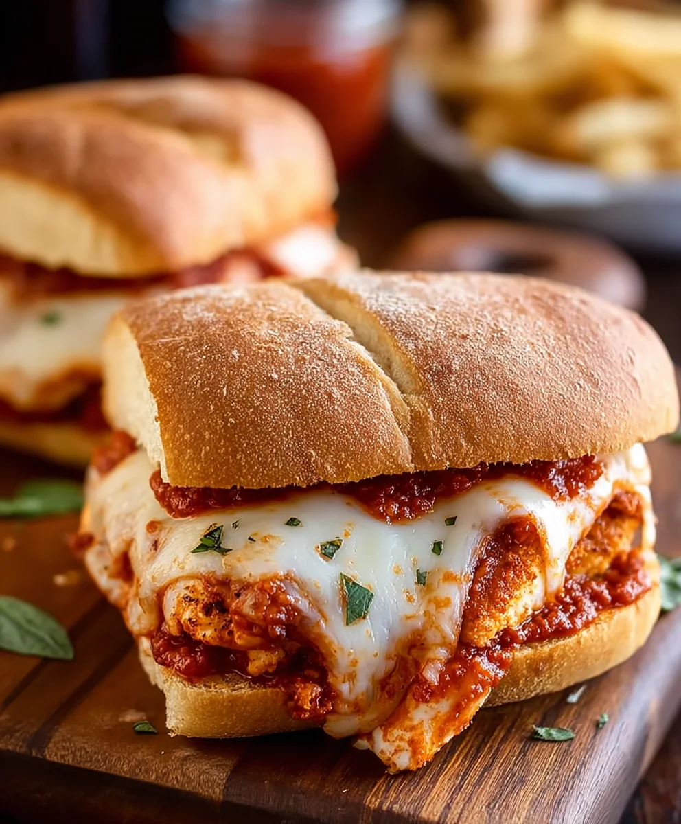 Easy Chicken Parmesan Sandwiches - Quick & Delicious Meal