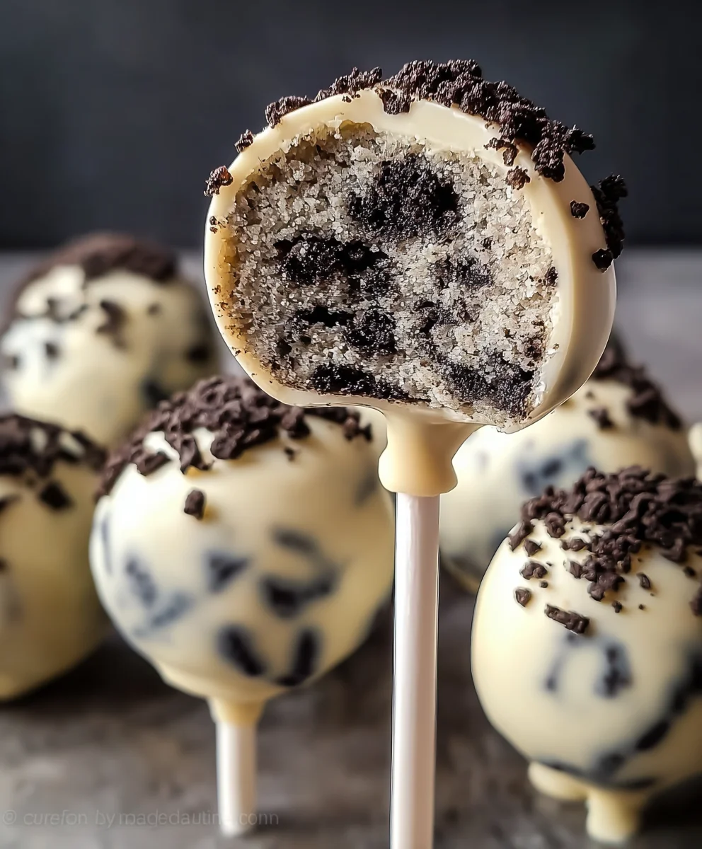Cookies & Cream Cake Pops Delightful Treat