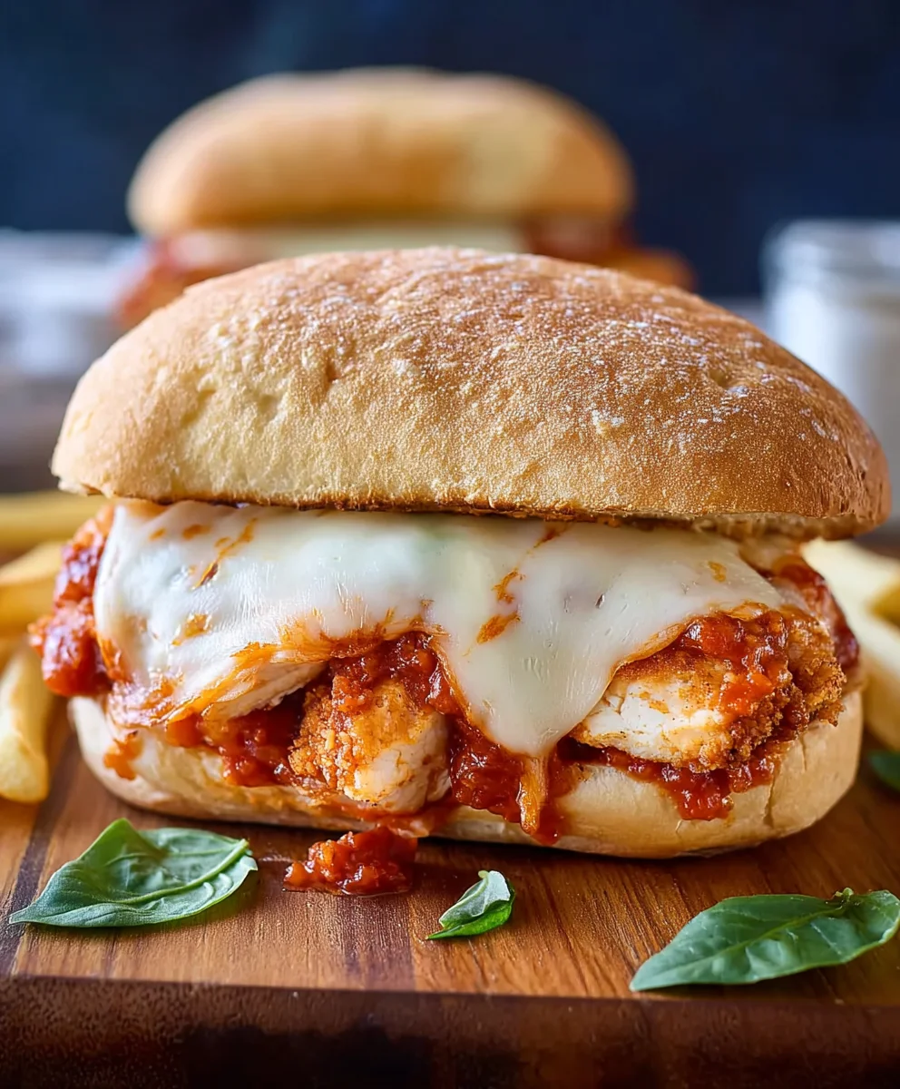 Easy Chicken Parmesan Sandwiches - Quick & Delicious Meal