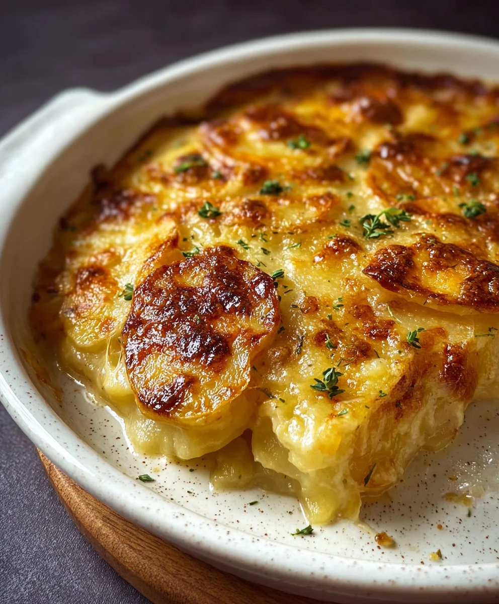 Easy Potatoes au Gratin Recipe- Creamy Comfort Food
