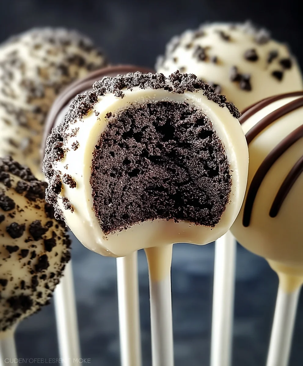 Cookies & Cream Cake Pops Delightful Treat