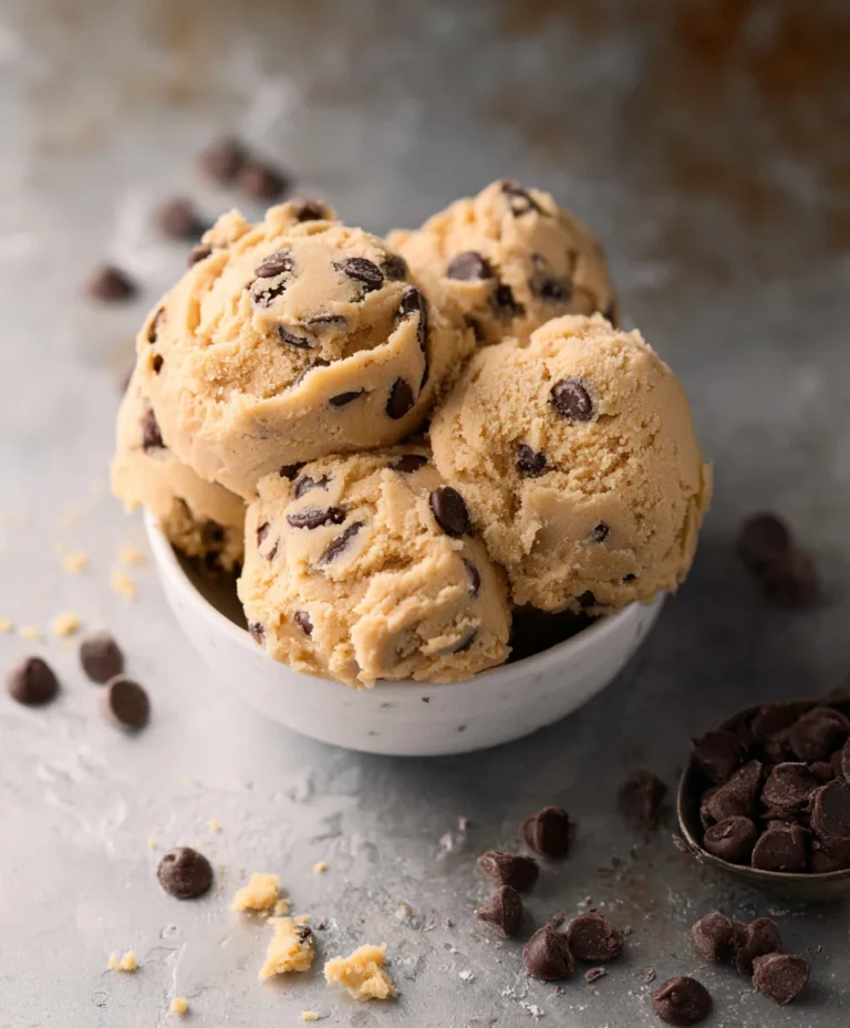 Edible Chocolate Chip Cookie Dough-Safe & Delicious