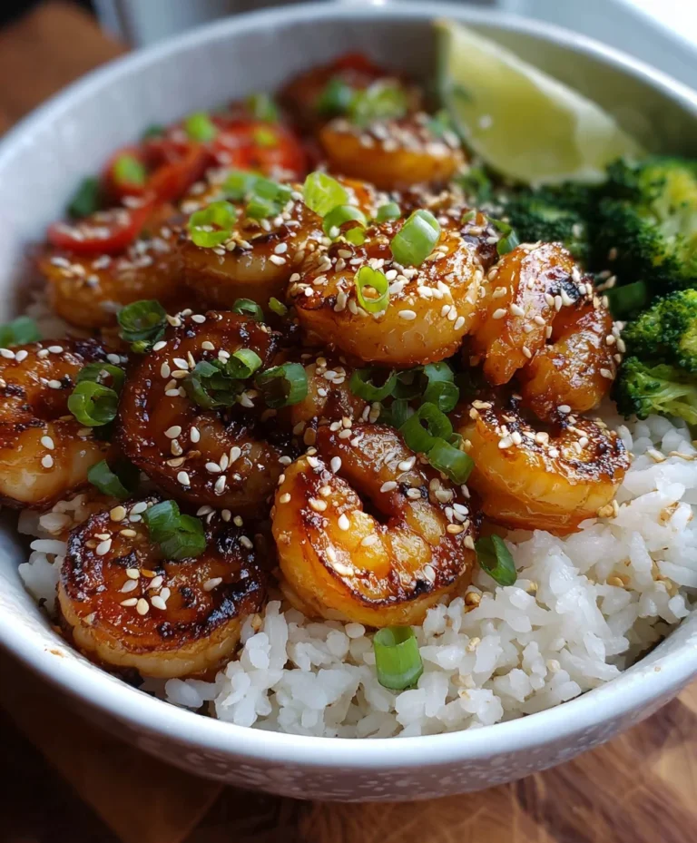 Easy Honey Garlic Shrimp Bowls – Flavorful Dinner