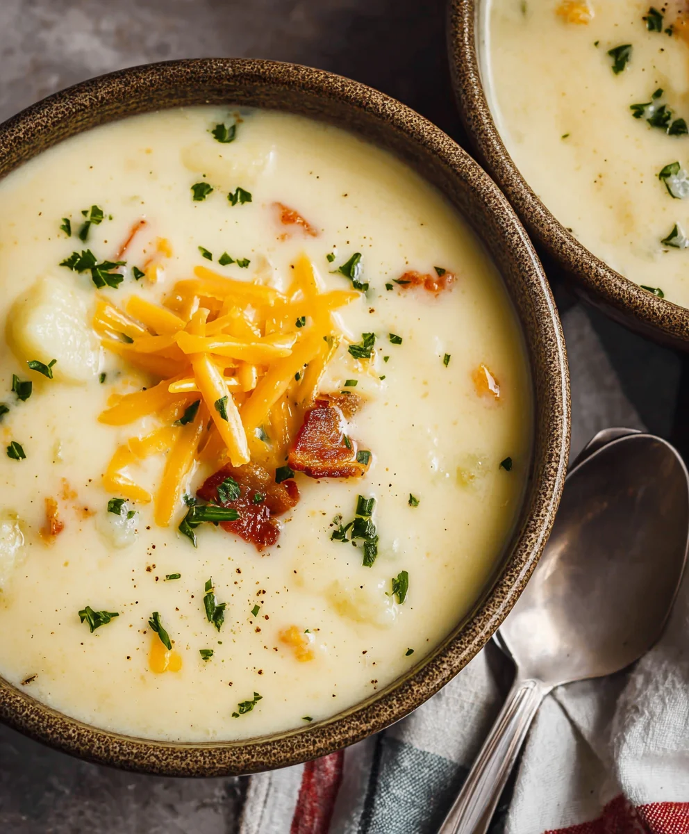 Easy Potato Soup Recipe - Delicious & Comforting