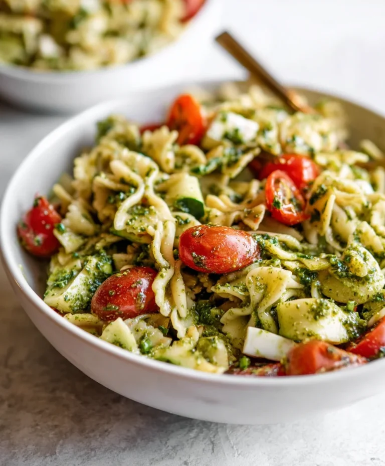 Easy Pesto Pasta Salad Recipe – Quick & Delicious