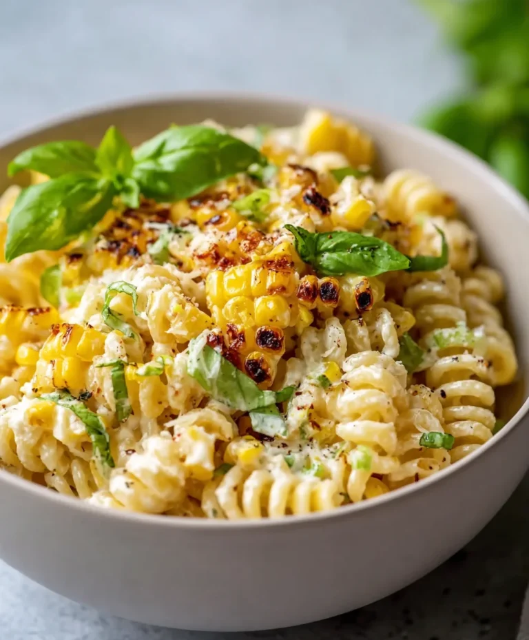 Creamy Street Corn Pasta Salad-Easy & Delicious Recipe