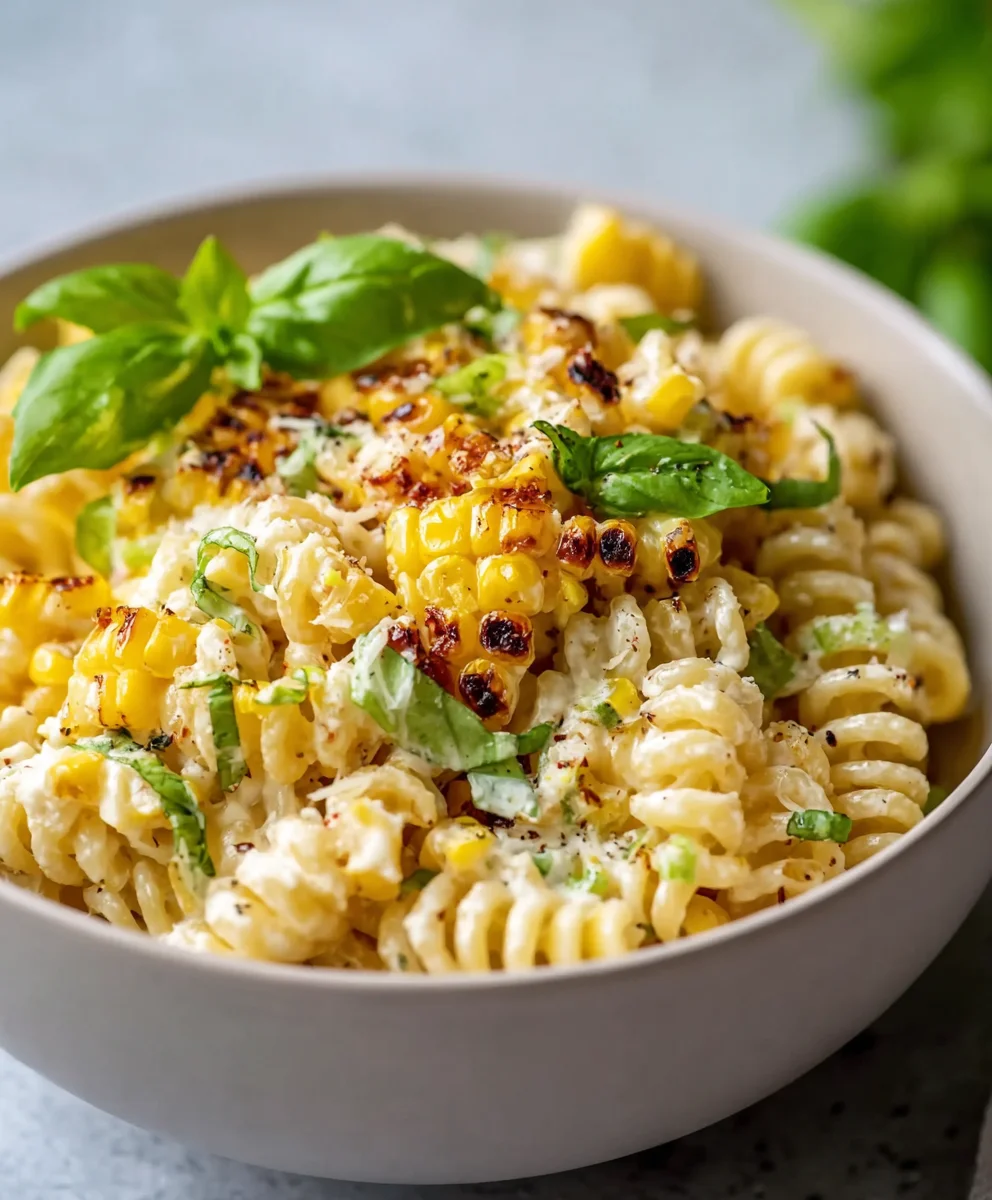 Creamy Street Corn Pasta Salad-Easy & Delicious Recipe